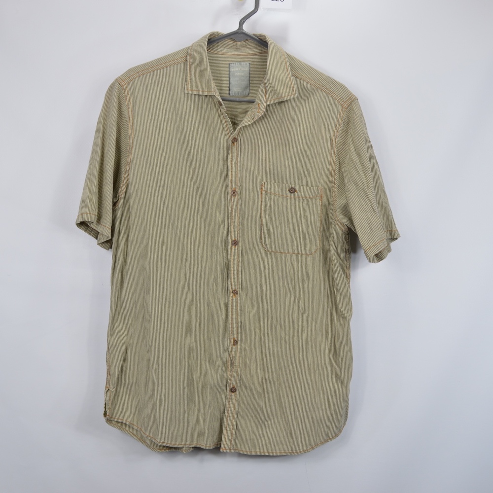 Cooper Jones Mens Medium Full Button Shirt Green